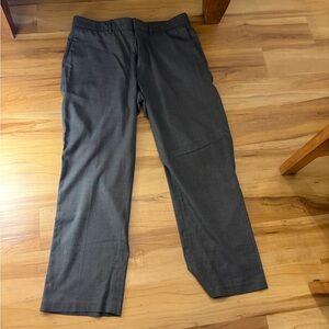 JM Haggar Premium Stretch Charcoal Pants 36x29 great condition